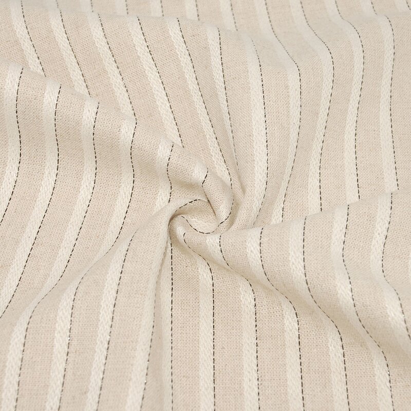 Linen Fabric Manufacturer - Ready Goods Natural Stripe Linen Pants Fabric