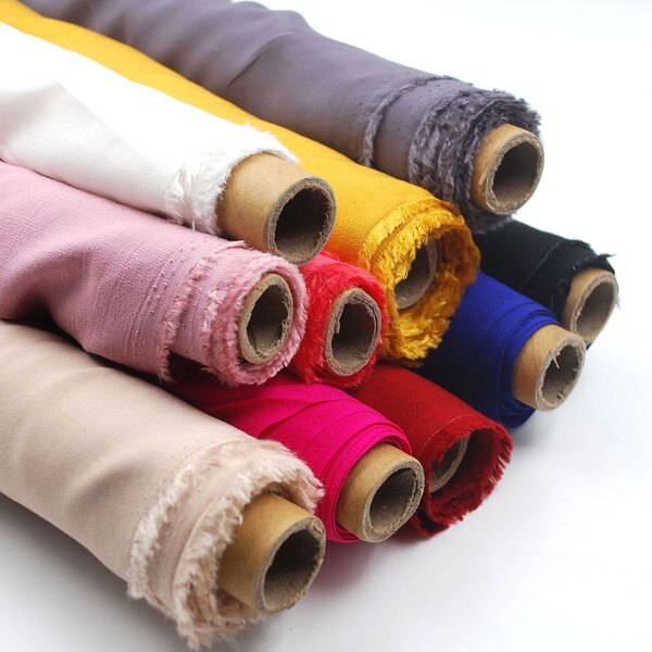 Rayon Fabric Manufacturer - Factory Wholesale 30s Plain Dyed Poplin Fabric