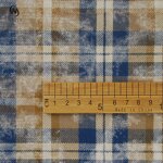 Flannel Fabric Manufacturer - Casual Brushed Herringbone Cotton Check Fabric