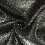 Metallic Fabric Manufacturer - Custom Glitter Gold Foil Print Viscose Linen