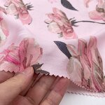 Rayon Fabric Manufacturer - China Woven Floral Brocade Satin Challis Fabric