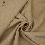 Chenille Fabric Manufacturer - Two-tone Natural Color Linen Look Chenille