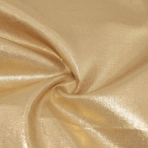 Metallic Fabric Manufacturer - New Design Foil Metallic Print Cotton Linen