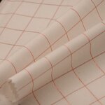 Lurex Fabric Manufacturer - Soft Check Plaid Rayon Lurex Crepe Fabric