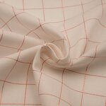 Lurex Fabric Manufacturer - Soft Check Plaid Rayon Lurex Crepe Fabric