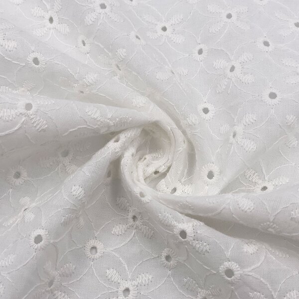 Lace Fabric Manufacturer - Custom Color Sheer Voile Thick Cotton Lace Fabric