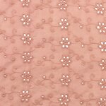 Embroidery Fabric Manufacturer - Hollow Out Woven Guipure 60s Voile Cotton Fabric