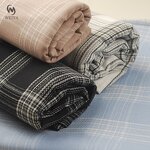 Checked Fabric Manufacturer - Wholesale TC Textured Dobby Check Shirting Fabric