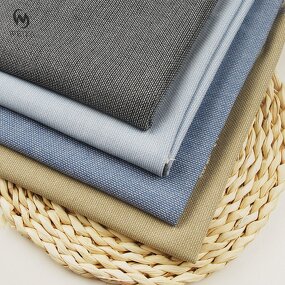 Workwear Fabric Manufacturer - Custom Dobby Weave Yarn Dyed TC Fabric