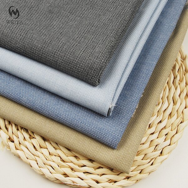 Workwear Fabric Manufacturer - Custom Dobby Weave Yarn Dyed TC Fabric