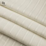 Leno Fabric Manufacturer - Custom 100% Cotton Lurex Striped Leno Fabric