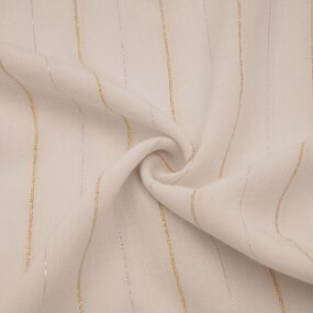 Lurex Fabric Manufacturer - Woven Silver Copper Rayon Lurex Crinkle Fabric
