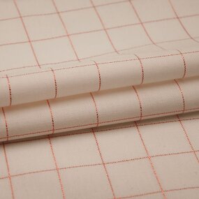 Lurex Fabric Manufacturer - Soft Check Plaid Rayon Lurex Crepe Fabric