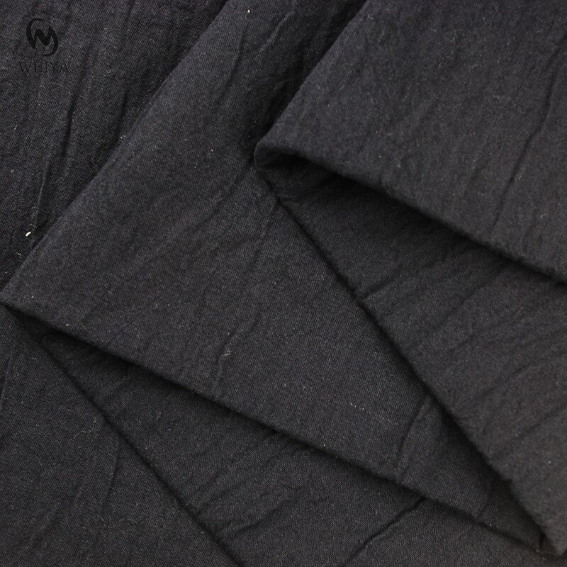 Linen Fabric Manufacturer - Autumn Winter Thick Slub Linen Cotton Blend Fabric