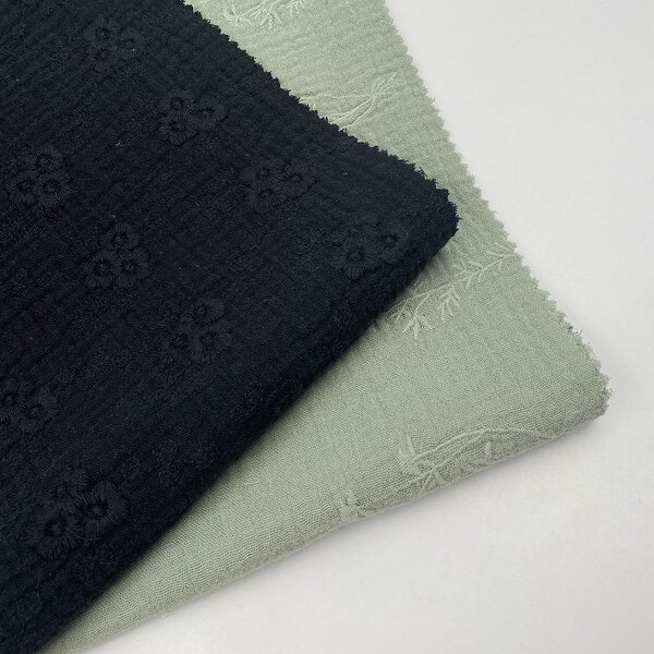 Muslin Fabric Manufacturer - Custom Crepe Gauze Double Layer Cotton Fabric