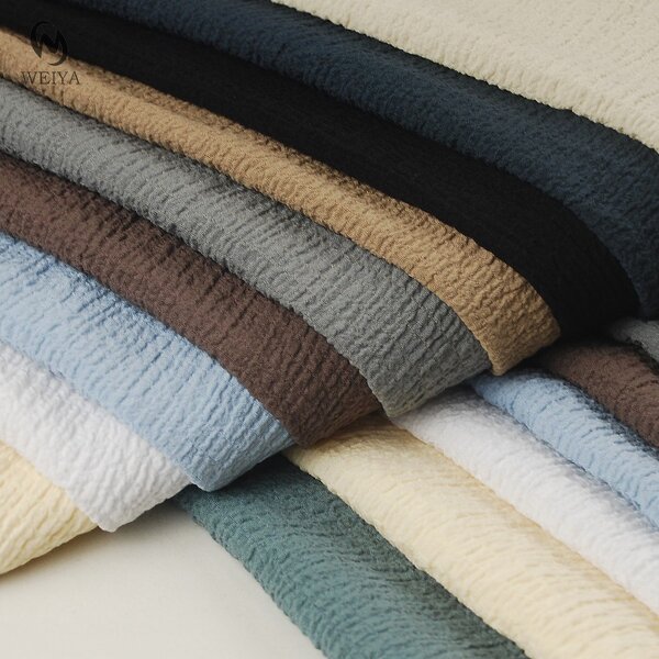 Seersucker Fabric Manufacturer - Wholesale TR Spandex Lightweight Crepe Fabric