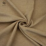 Chenille Fabric Manufacturer - Two-tone Natural Color Linen Look Chenille