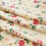 Muslin Fabric Manufacturer - China Woven Double Gauze Floral Print Fabric