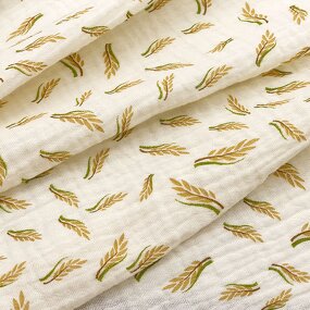 Muslin Fabric Manufacturer - Europe Custom Organic Cotton Crinkle 2 Layer Fabric