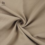 Crepe Fabric Manufacturer - Woven Cotton Touch Polyester Stripe Fabric