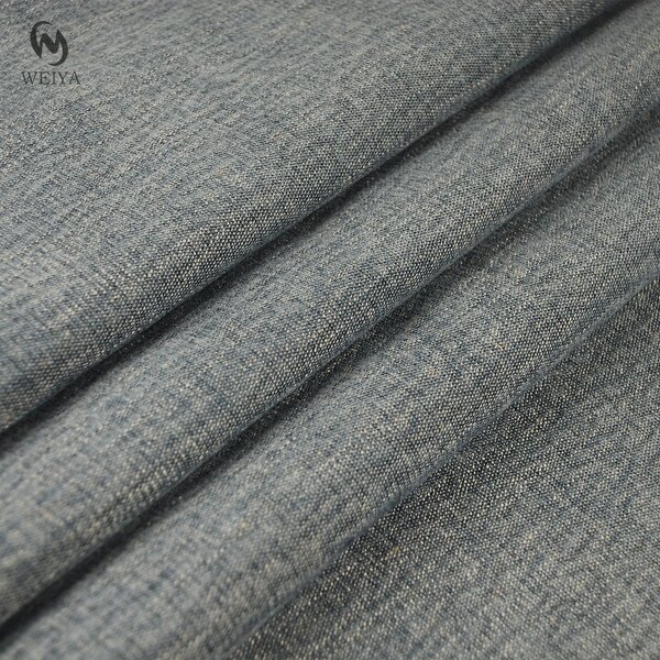 Linen Fabric Manufacturer - Durable 500gsm Polyester Linen Blend Workwear Fabric