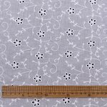 Lace Fabric Manufacturer - Custom Color Sheer Voile Thick Cotton Lace Fabric