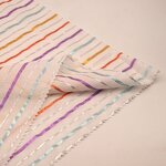 Lurex Fabric Manufacturer - Soft Thick Metallic Yarn Dyed Cotton Fabric