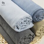 Workwear Fabric Manufacturer - Custom Dobby Weave Yarn Dyed TC Fabric