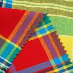 Gingham Fabric Manufacturer - Wholesale 100% Cotton Madras Plaid Check Fabric