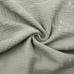 Muslin Fabric Manufacturer - Custom Crepe Gauze Double Layer Cotton Fabric