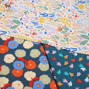 Poplin Fabric Manufacturer - Factory Custom Small Flower Cotton Poplin Fabric