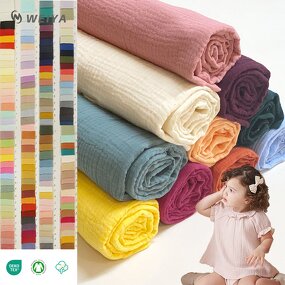 Cotton Fabric Manufacturer - Wholesale Baby Swaddle Double Gauze Blanket Fabric