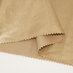 Metallic Fabric Manufacturer - New Design Foil Metallic Print Cotton Linen