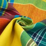 Gingham Fabric Manufacturer - Wholesale 100% Cotton Madras Plaid Check Fabric
