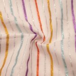 Lurex Fabric Manufacturer - Soft Thick Metallic Yarn Dyed Cotton Fabric