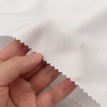 Stretch Fabric Manufacturer - Soft White 4 Way Stretch Polyester Spandex Fabric