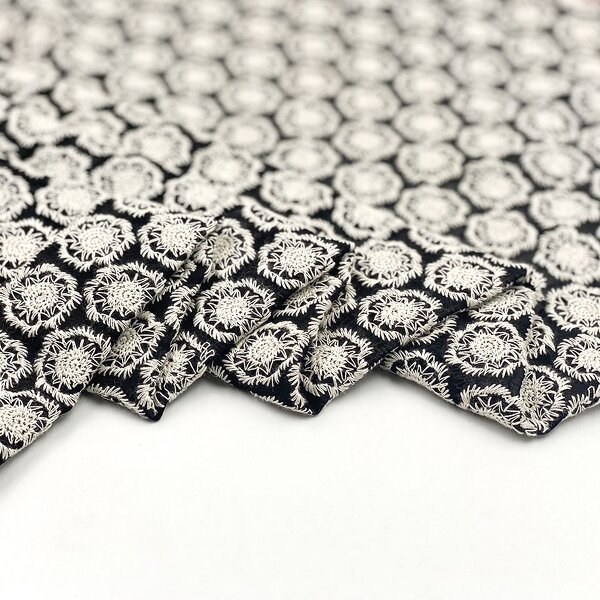 Tulle Fabric Manufacturer - Factory Custom Water-soluble Polyester Lace Fabric