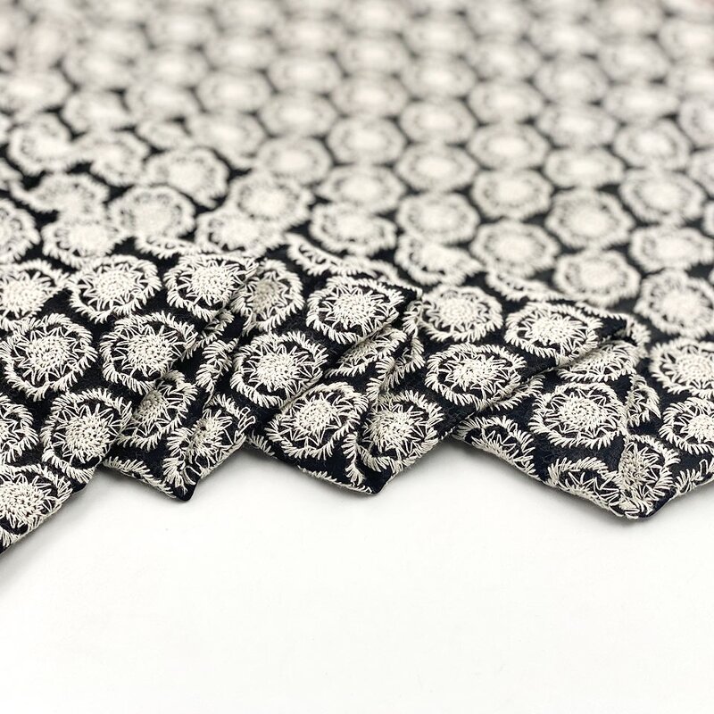 Tulle Fabric Manufacturer - Factory Custom Water-soluble Polyester Lace Fabric