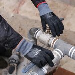 Thermal Gloves Manufacturer - Warehouse Premium Black Safety Gloves