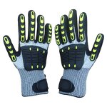 Work Gloves Manufacturer - 5-Level Nitrile Frosted TPR Safety Gloves