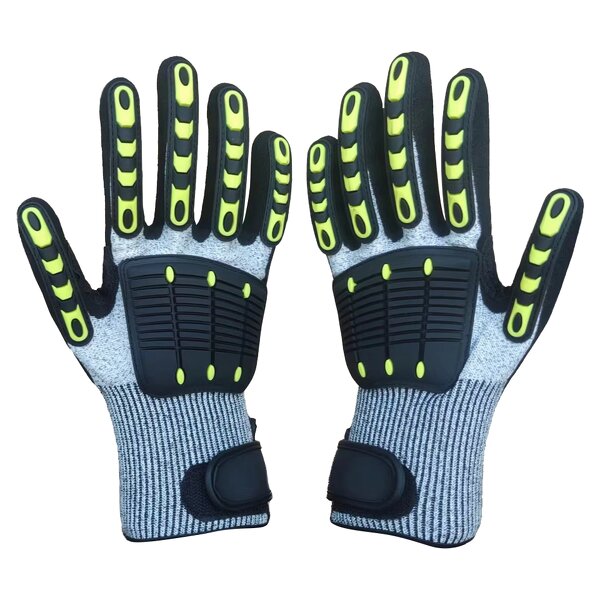 Work Gloves Manufacturer - 5-Level Nitrile Frosted TPR Safety Gloves