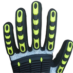 Work Gloves Manufacturer - 5-Level Nitrile Frosted TPR Safety Gloves