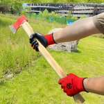 Work Gloves Manufacturer - Wholesale 13g Black Polyester Nitrile Gloves