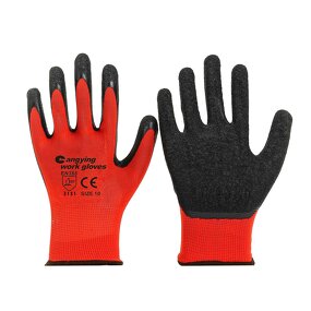 Nitrile Gloves Manufacturer - Customized 13g Polyester Waterproof Safety Gloves