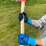 Winter Gloves Manufacturer - 13+7 Gauge Nylon Double Latex Safety Gloves