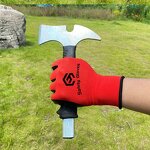 Nitrile Gloves Manufacturer - Gripper Heavy Duty Construction Worker Gloves