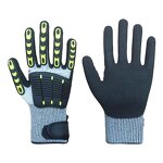 Work Gloves Manufacturer - 5-Level Nitrile Frosted TPR Safety Gloves