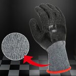 Thermal Gloves Manufacturer - Warehouse Premium Black Safety Gloves