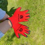 Safety Gloves Manufacturer - 13-Gauge Non-Slip Latex Sandy Thumb Gloves