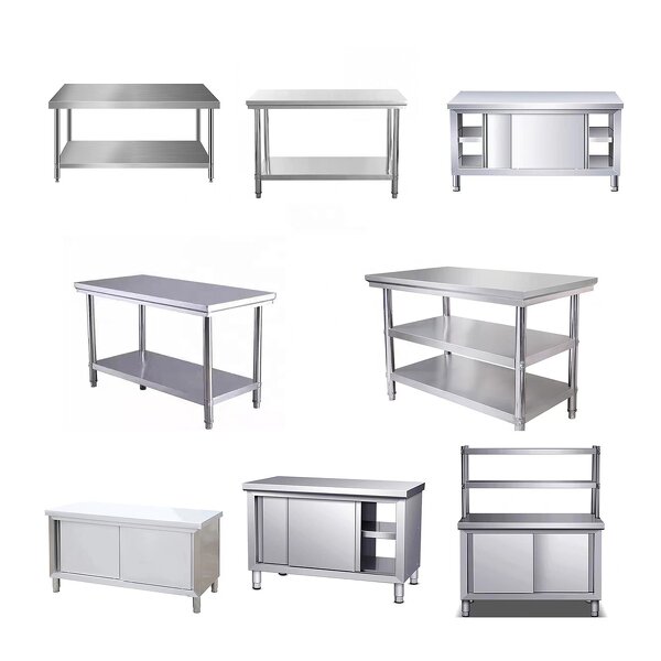 Stainless Steel Cabinet Manufacturer - Commercial Double Sliding Door Workbench